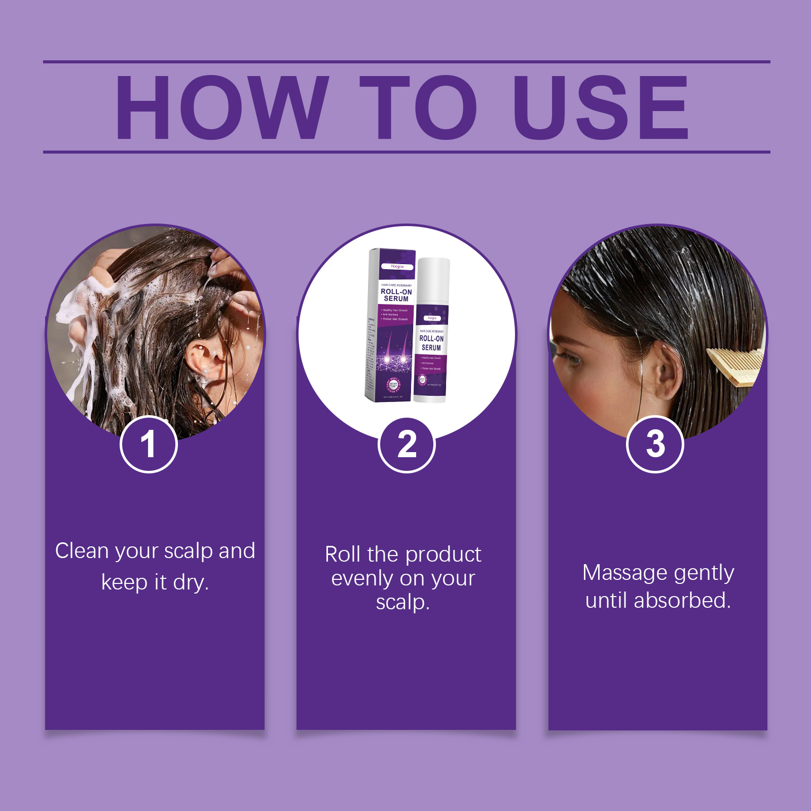 Hair Care Naturally - Sérum de croissance des cheveux, Anti-chute,