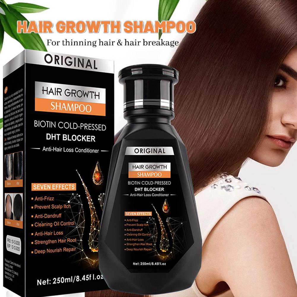 Hair Care Dandruff - Shampoing à la biotine avec peigne,