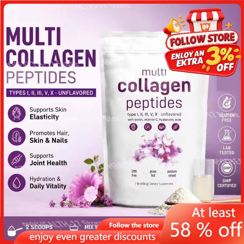 Hair Care Vitamin - Poudre de peptides de collagène multi-types