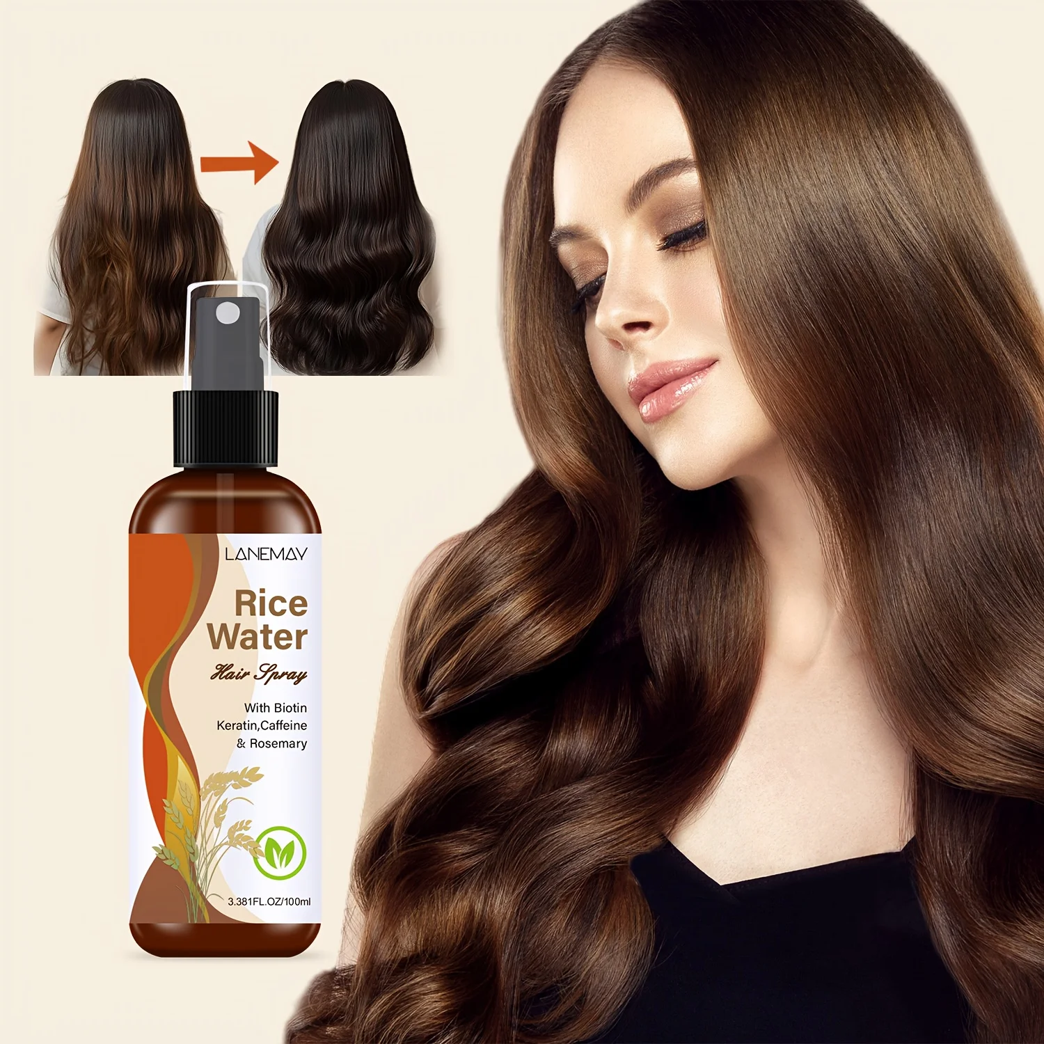 Hair Care Vitamin - Spray capillaire à l'eau de riz