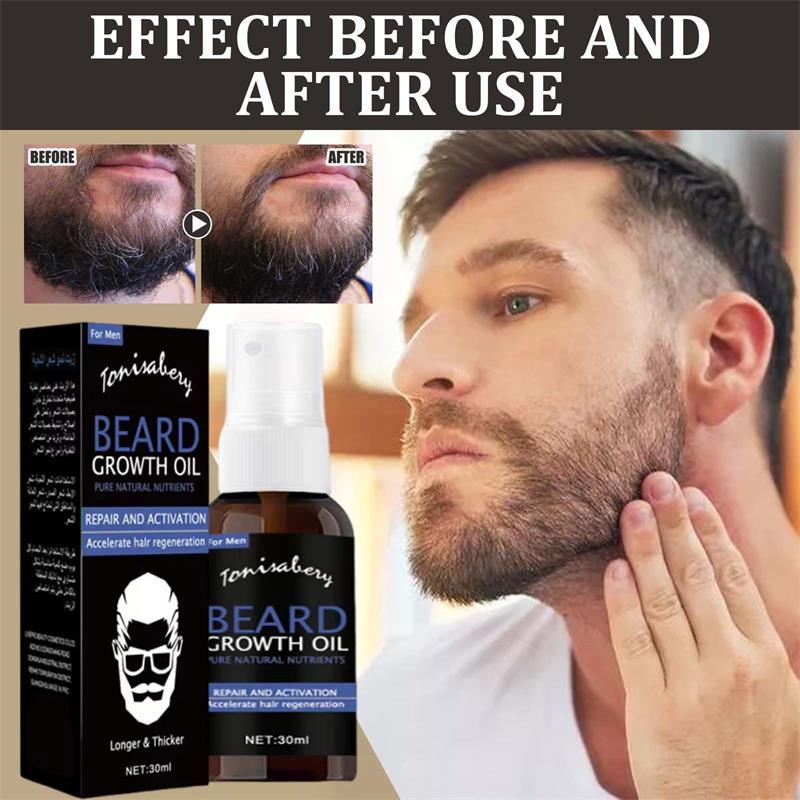 Hair Care Naturally - Huile de croissance pour barbe, baume