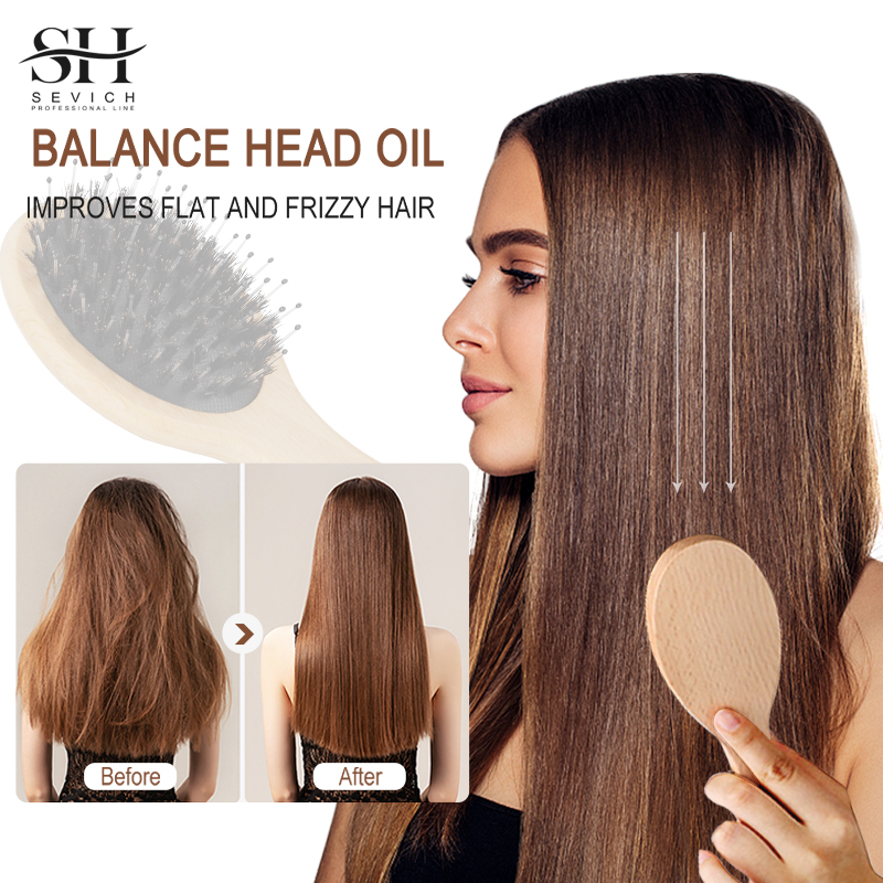 Hair Care Naturally - Peigne moelleux en poils de sanglier