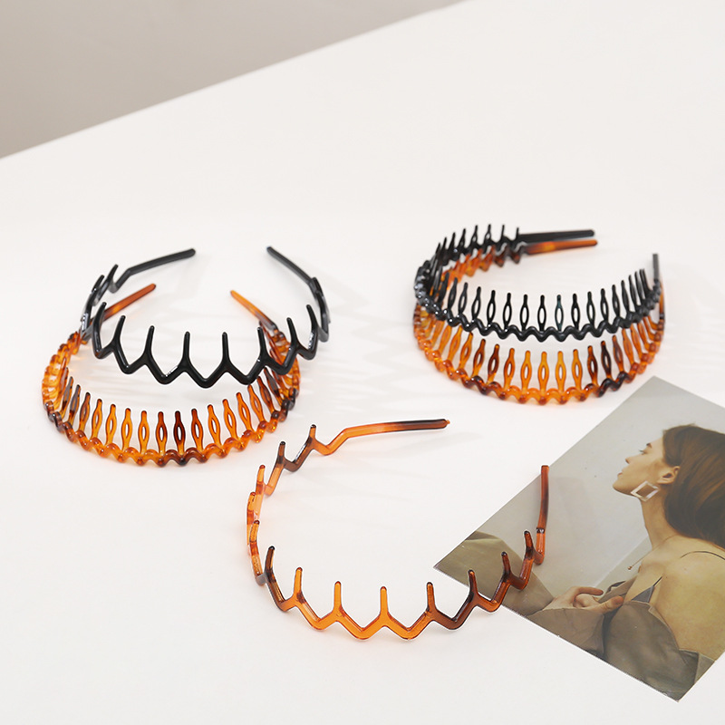 Hair Care Wavy Hair - Femmes filles en plastique ondulé denté