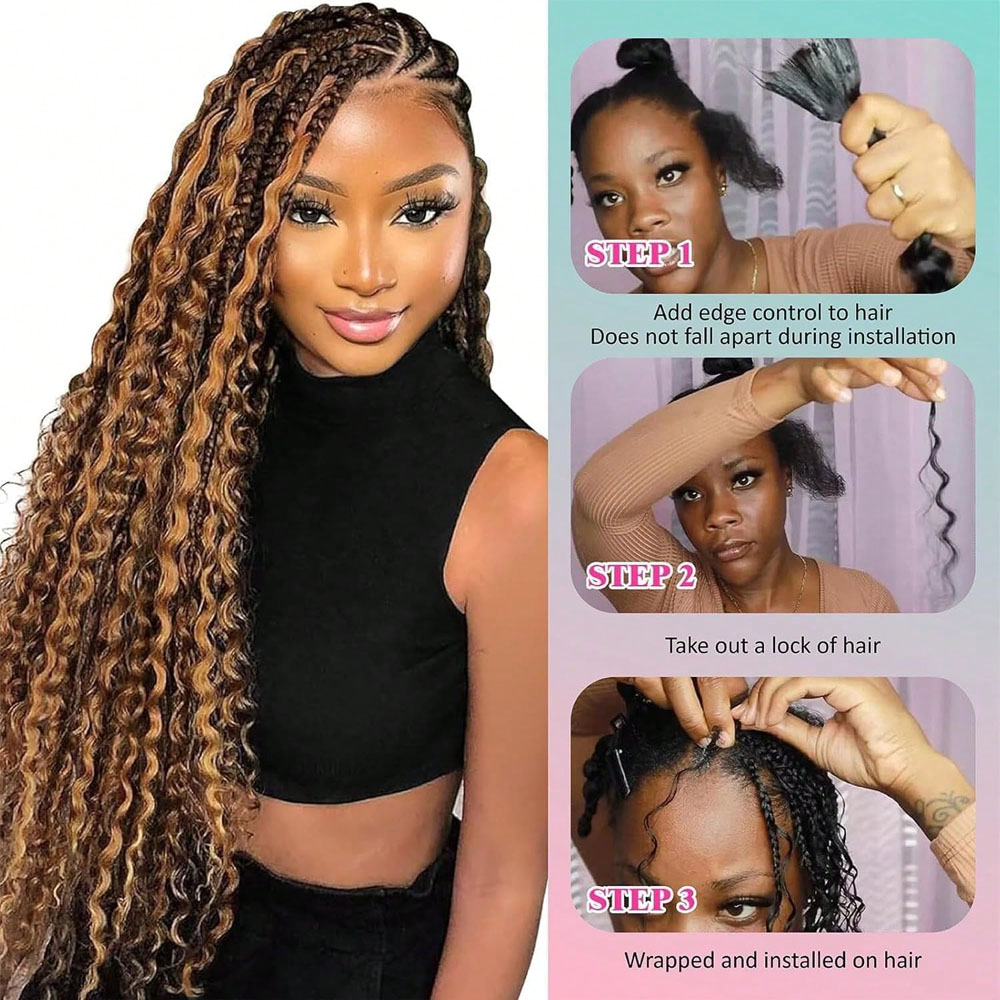 Cheveux humains à tresser 18 p - Hair Care Wavy Hair avis et prix