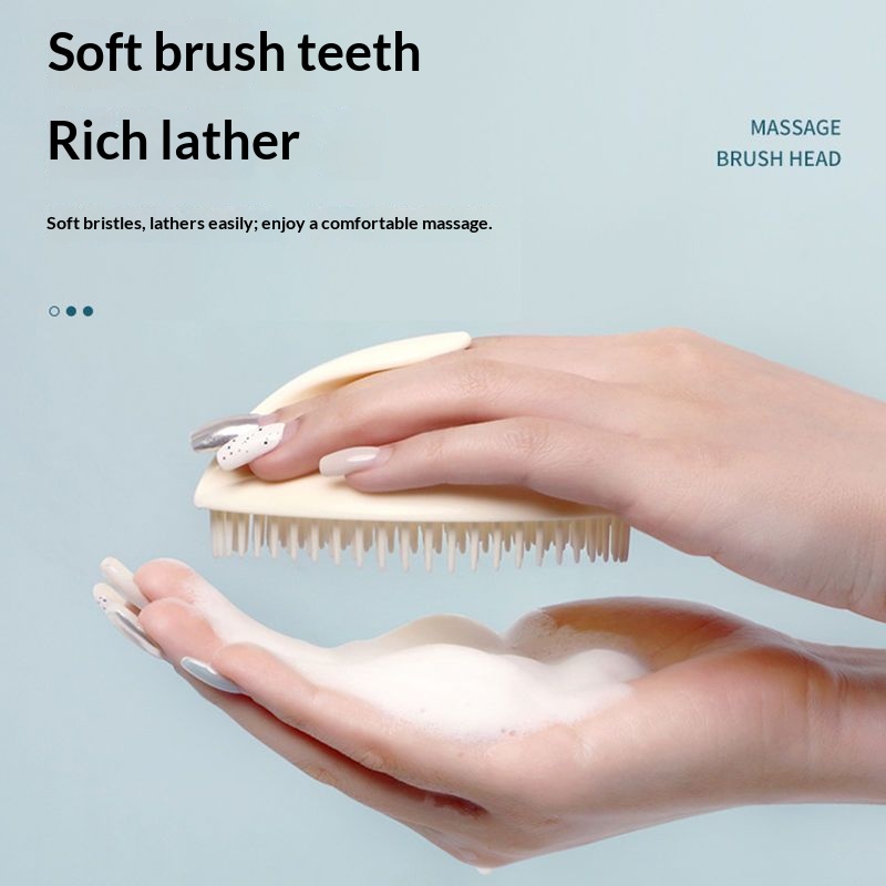 Brosse à shampoing en silicone - Hair Care Dandruff avis et prix
