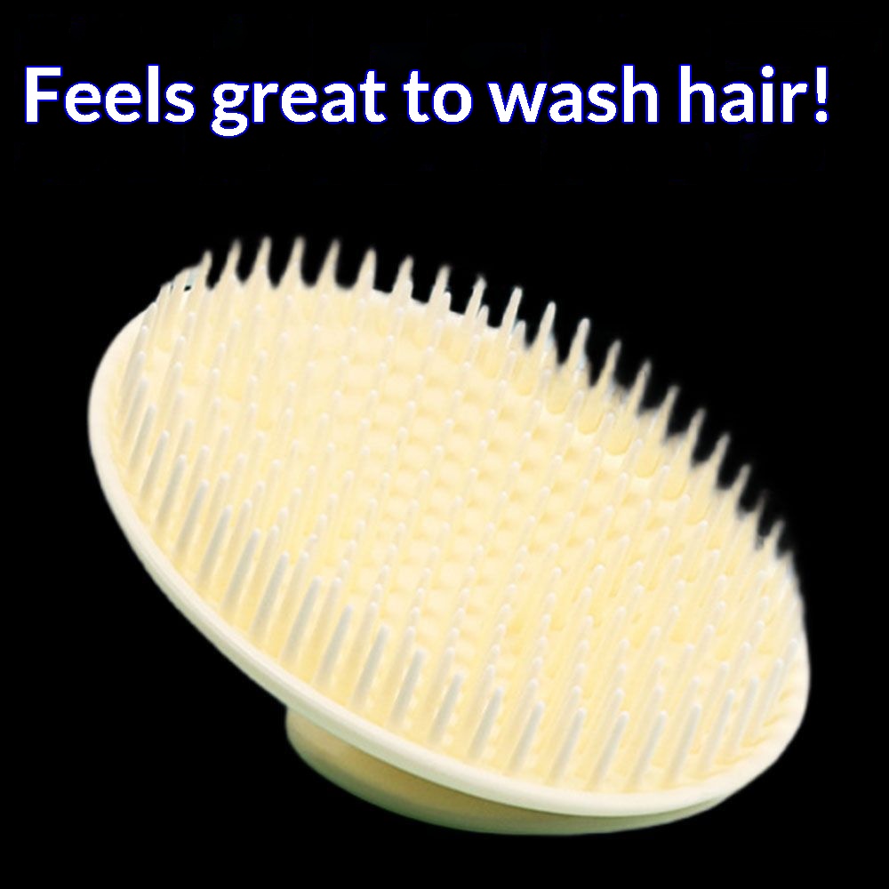 Brosse à shampoing en silicone - Hair Care Dandruff avis et prix