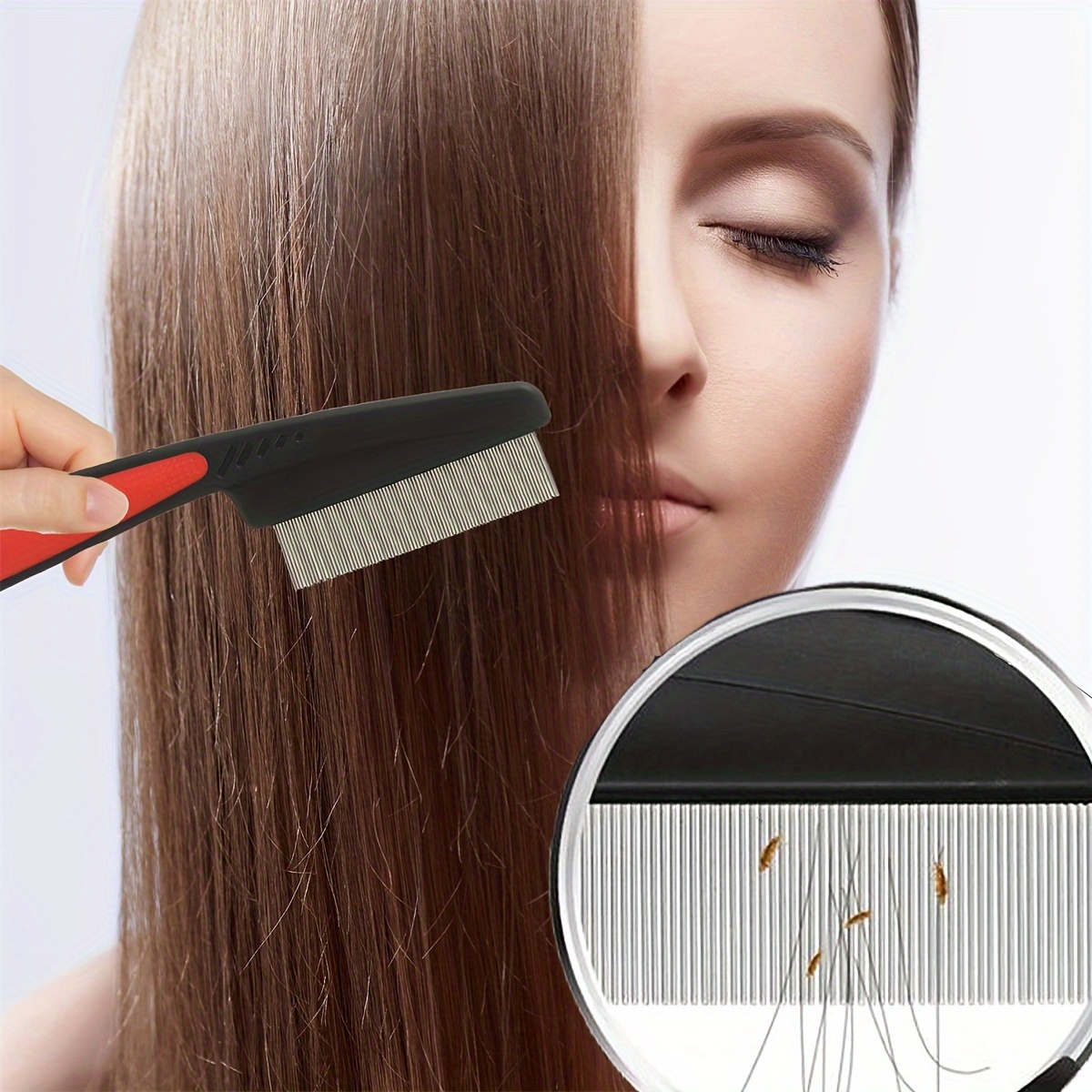 1 peigne à dents fines en acie - Hair Care Wavy Hair avis et prix
