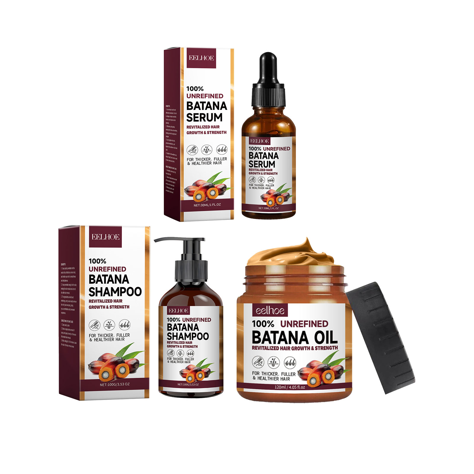 EELHOE huile de Batana naturel - Hair Care Naturally avis et prix